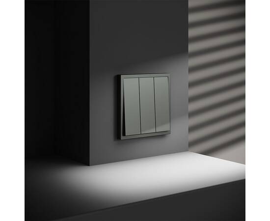 Выключатель трехклавишный Voltum S70 VLS030106, изображение 4