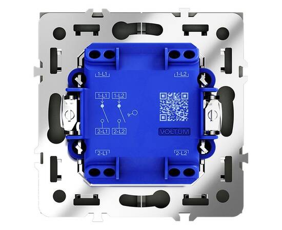 Выключатель двухклавишный Voltum S70 VLS020107, изображение 5