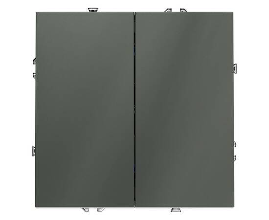 Выключатель двухклавишный Voltum S70 VLS020106