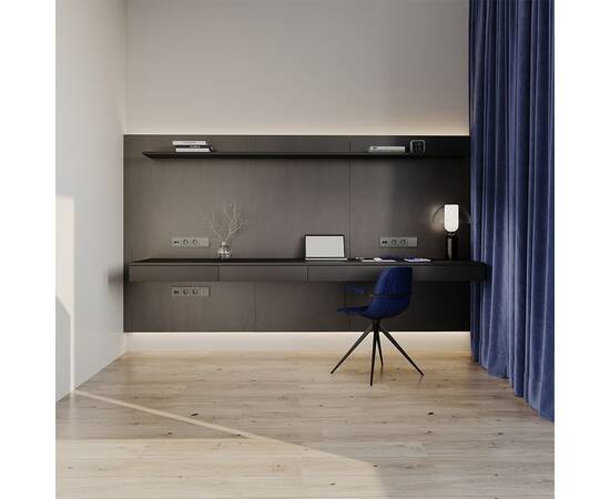 Выключатель двухклавишный Voltum S70 VLS020106, изображение 6