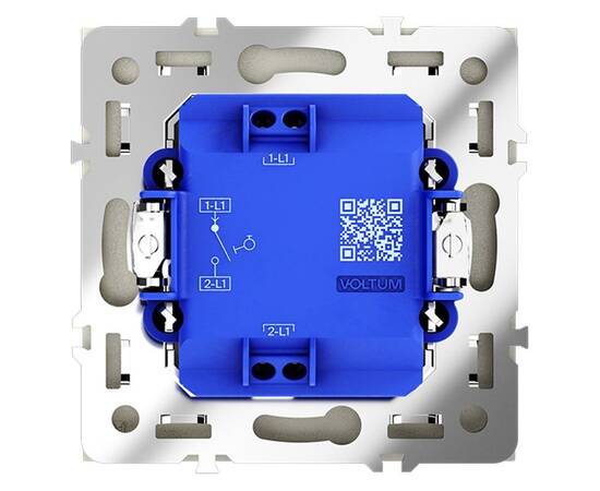Выключатель с самовозвратом одноклавишный Voltum S70 VLS010605, изображение 6