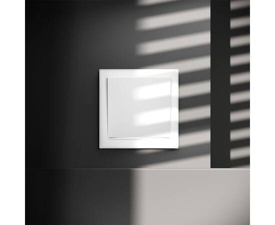 Проходной переключатель одноклавишный с подсветкой Voltum S70 VLS010402, изображение 2