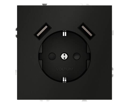 Розетка с USB, А+А Voltum S70 VLS040408