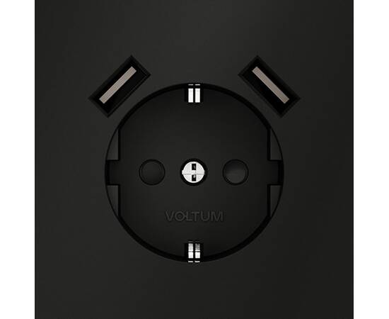 Розетка с USB, А+А Voltum S70 VLS040408, изображение 3