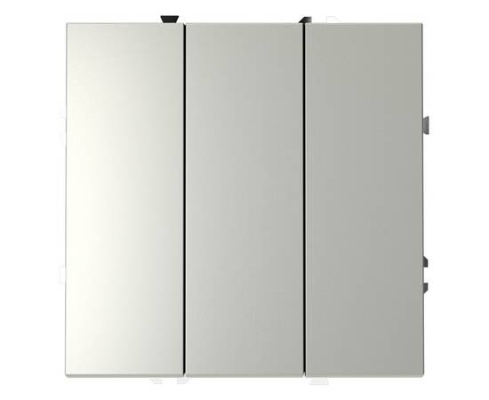 Выключатель трехклавишный Voltum S70 VLS030105