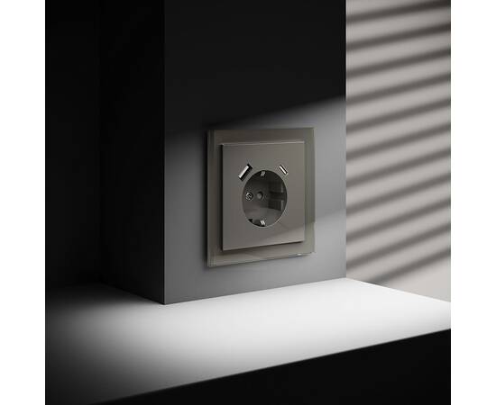 Розетка с USB, A+C Voltum S70 VLS040504, изображение 2