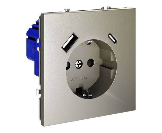 Розетка с USB, A+C Voltum S70 VLS040504, изображение 4