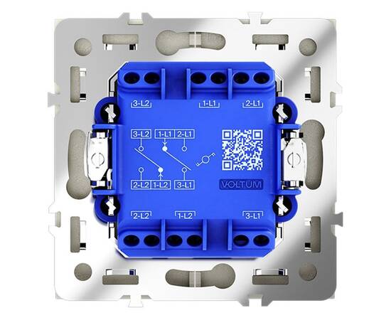 Проходной переключатель двухклавишный Voltum S70 VLS020305, изображение 4
