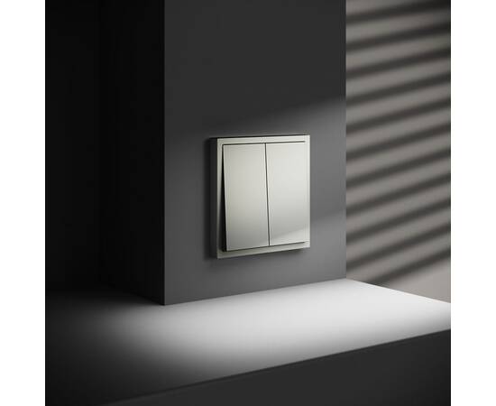 Проходной переключатель двухклавишный Voltum S70 VLS020305, изображение 5