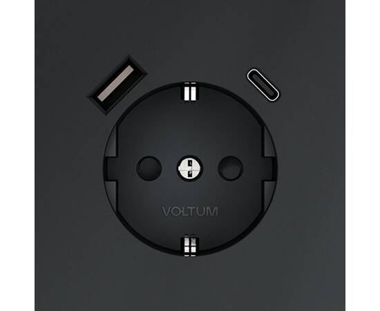 Розетка с USB, A+C Voltum S70 VLS040507, изображение 3