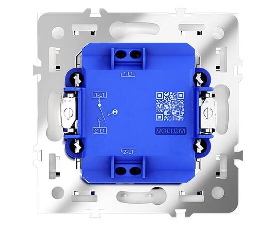 Выключатель одноклавишный с подсветкой Voltum S70 VLS010201, изображение 6