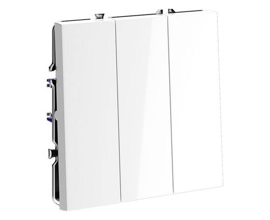 Выключатель трехклавишный Voltum S70 VLS030101, изображение 4