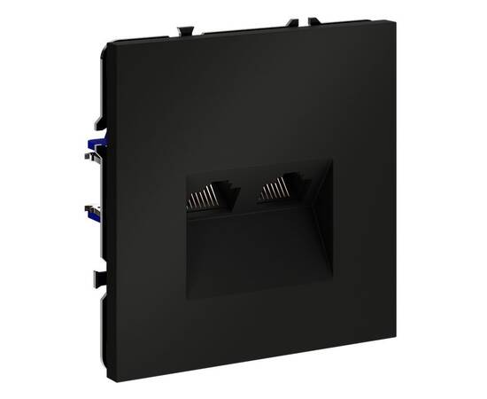 Розетка компьютерная двойная Voltum S70 VLS060208, изображение 4