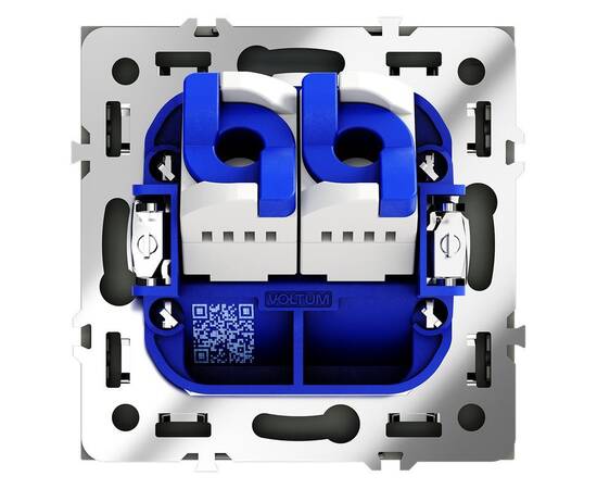 Розетка компьютерная двойная Voltum S70 VLS060208, изображение 5