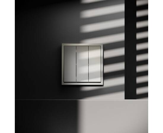 Выключатель трехклавишный Voltum S70 VLS030104, изображение 2