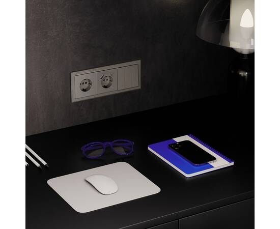 Выключатель трехклавишный Voltum S70 VLS030104, изображение 5