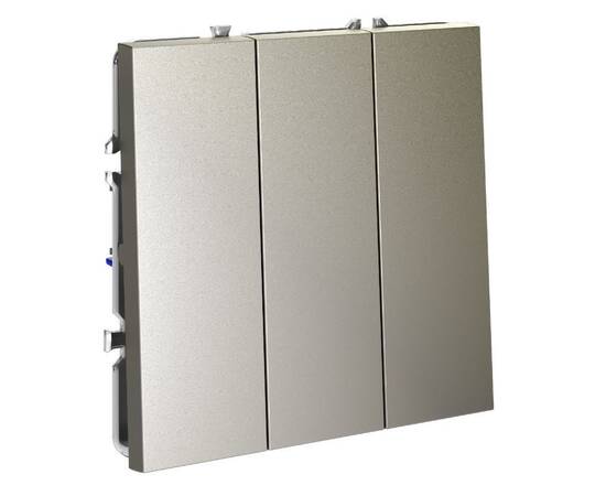 Выключатель трехклавишный Voltum S70 VLS030104, изображение 7