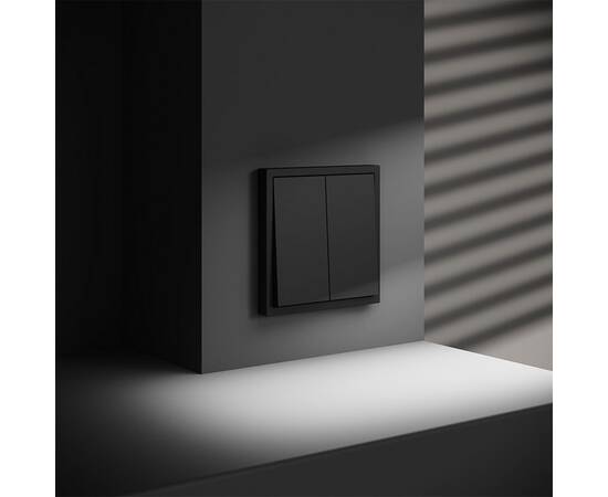 Проходной переключатель двухклавишный Voltum S70 VLS020308, изображение 5