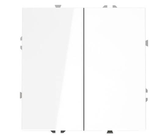 Выключатель двухклавишный Voltum S70 VLS020101