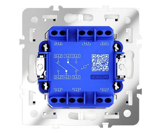 Проходной переключатель двухклавишный Voltum S70 VLS020302, изображение 5