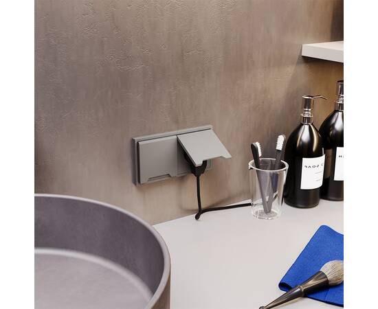 Розетка с защитными шторками и крышкой Voltum S70 VLS040303, изображение 7