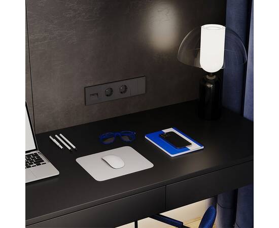 Выключатель двухклавишный Voltum S70 VLS020108, изображение 5