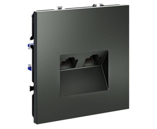 Розетка компьютерная двойная Voltum S70 VLS060206, изображение 7