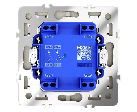 Выключатель с самовозвратом двухклавишный Voltum S70 VLS020604, изображение 5