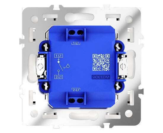 Выключатель с самовозвратом одноклавишный Voltum S70 VLS010601, изображение 6