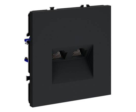 Розетка компьютерная двойная Voltum S70 VLS060207, изображение 4