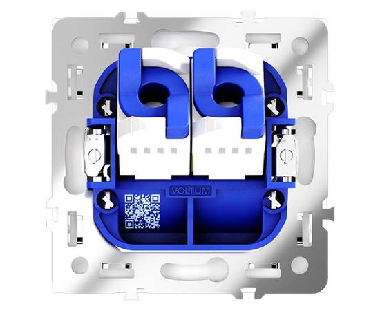 Розетка компьютерная двойная Voltum S70 VLS060202, изображение 5