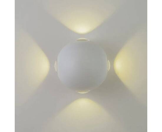 Уличный настенный светильник AM Group AM303-4X3 W WH 4000K