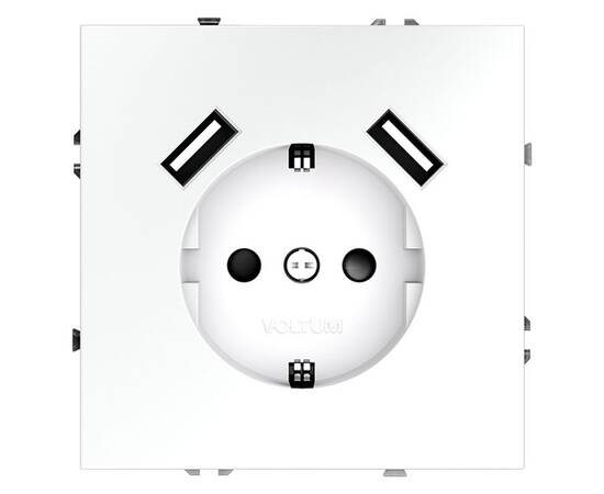 Розетка с USB Voltum S70 VLS040402