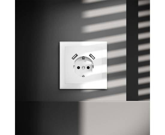 Розетка с USB Voltum S70 VLS040402, изображение 2