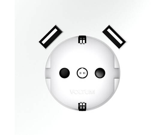 Розетка с USB Voltum S70 VLS040402, изображение 3