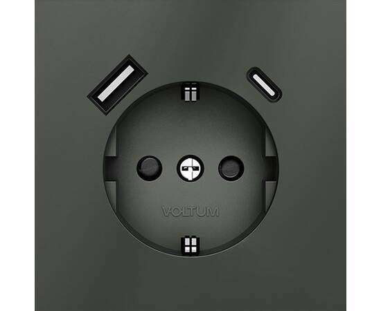 Розетка с USB, A+C Voltum S70 VLS040506, изображение 3
