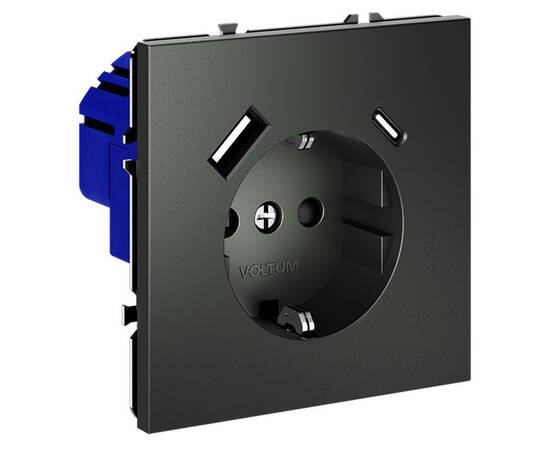 Розетка с USB, A+C Voltum S70 VLS040506, изображение 4