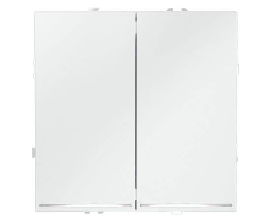 Выключатель двухклавишный с подсветкой Voltum S70 VLS020202