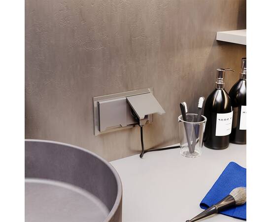 Розетка с защитными шторками и крышкой Voltum S70 VLS040304, изображение 5