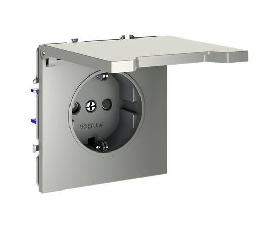 Розетка с защитными шторками и крышкой Voltum S70 VLS040304, изображение 7