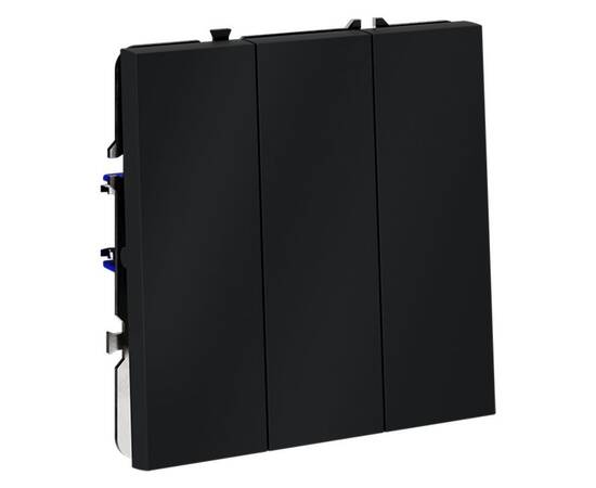 Выключатель трехклавишный Voltum S70 VLS030107, изображение 2