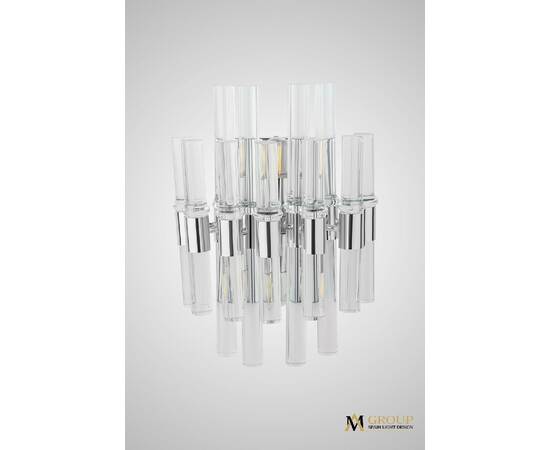 Настенный светильник AM Group ADRIAN AP2 CH