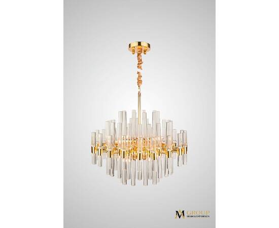 Подвесная люстра AM Group ADRIAN L600 GOLD