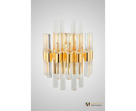 Настенный светильник AM Group ADRIAN AP2 GD