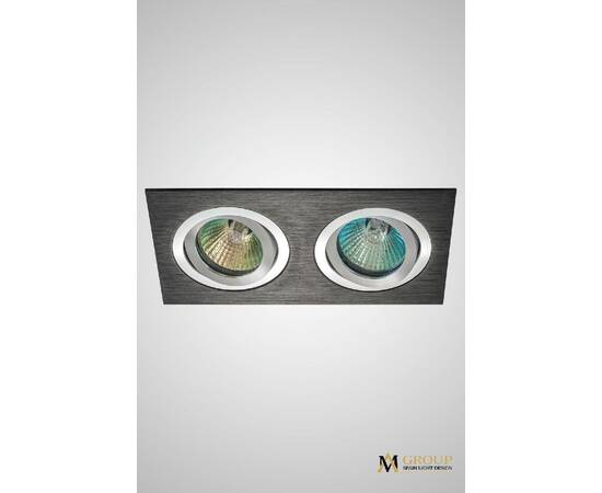 Встраиваемый светильник AM Group AM125 BK-CH