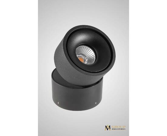 Накладной спот AM Group AM160 BK