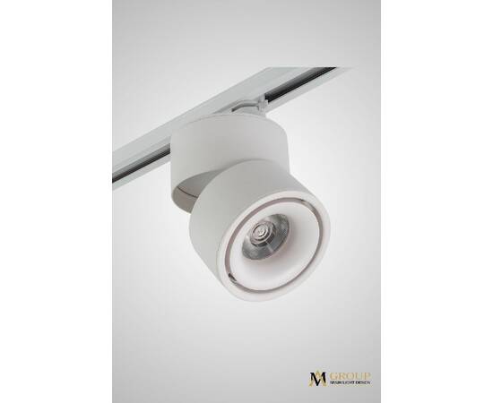 Трековый однофазный светильник AM Group AM160T WH, изображение 3