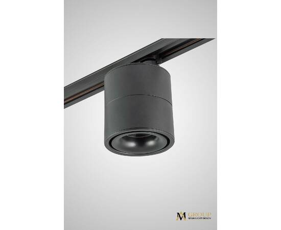 Трековый однофазный светильник AM Group AM160T BK, изображение 3