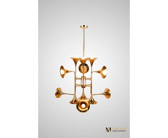 Люстра на штанге AM Group AM259-12