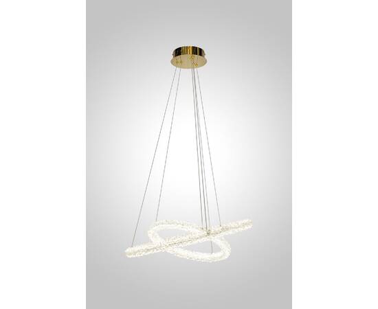 Подвесная люстра AM Group OVALE GD D600+400, изображение 2